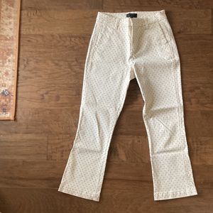 JCrew Size 26 Polka Dot Crop Kick Flare